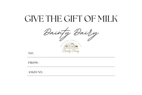 Dainty Dairy Gift Card